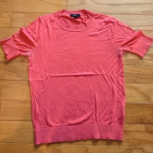 J.Crew Coral Short Sleeve Sweater